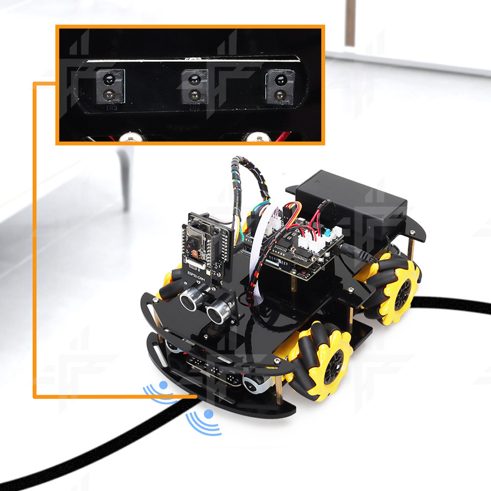 AI 비전 메카넘휠 로봇카 코딩 키트 ESP32-CAM