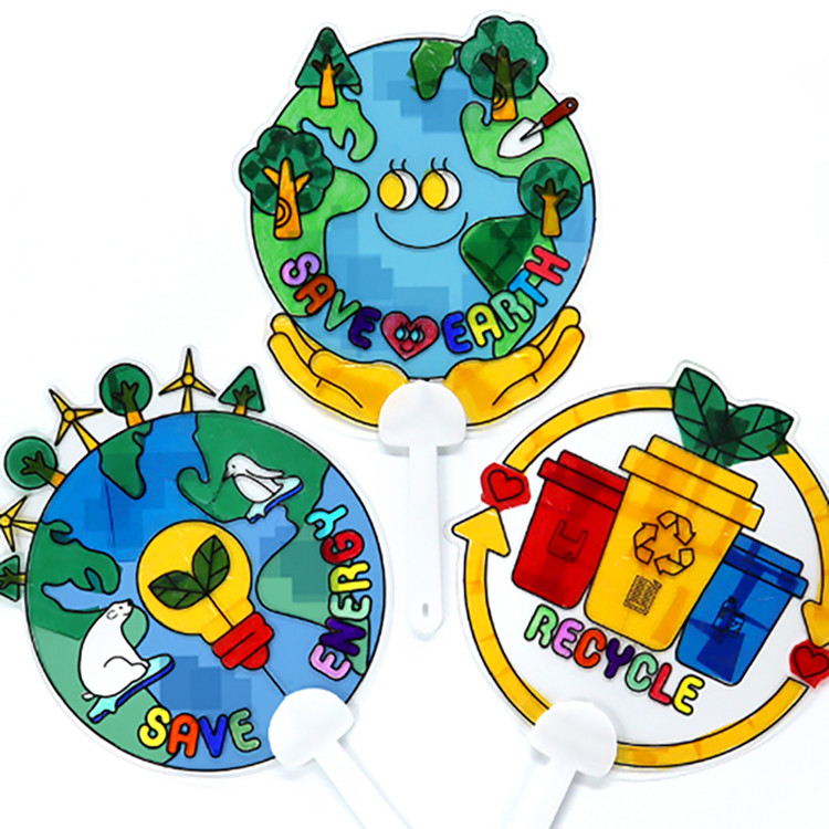 지구환경 썬캐쳐 부채 (3종 택1) [10세트]