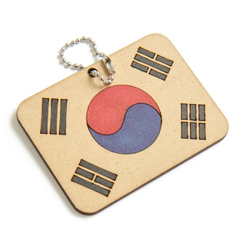 우드팬시 태극기만들기 미술재료 KDPWD0280